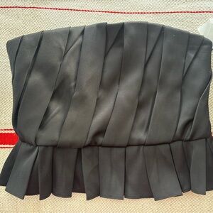 Zara Black Strapless Top